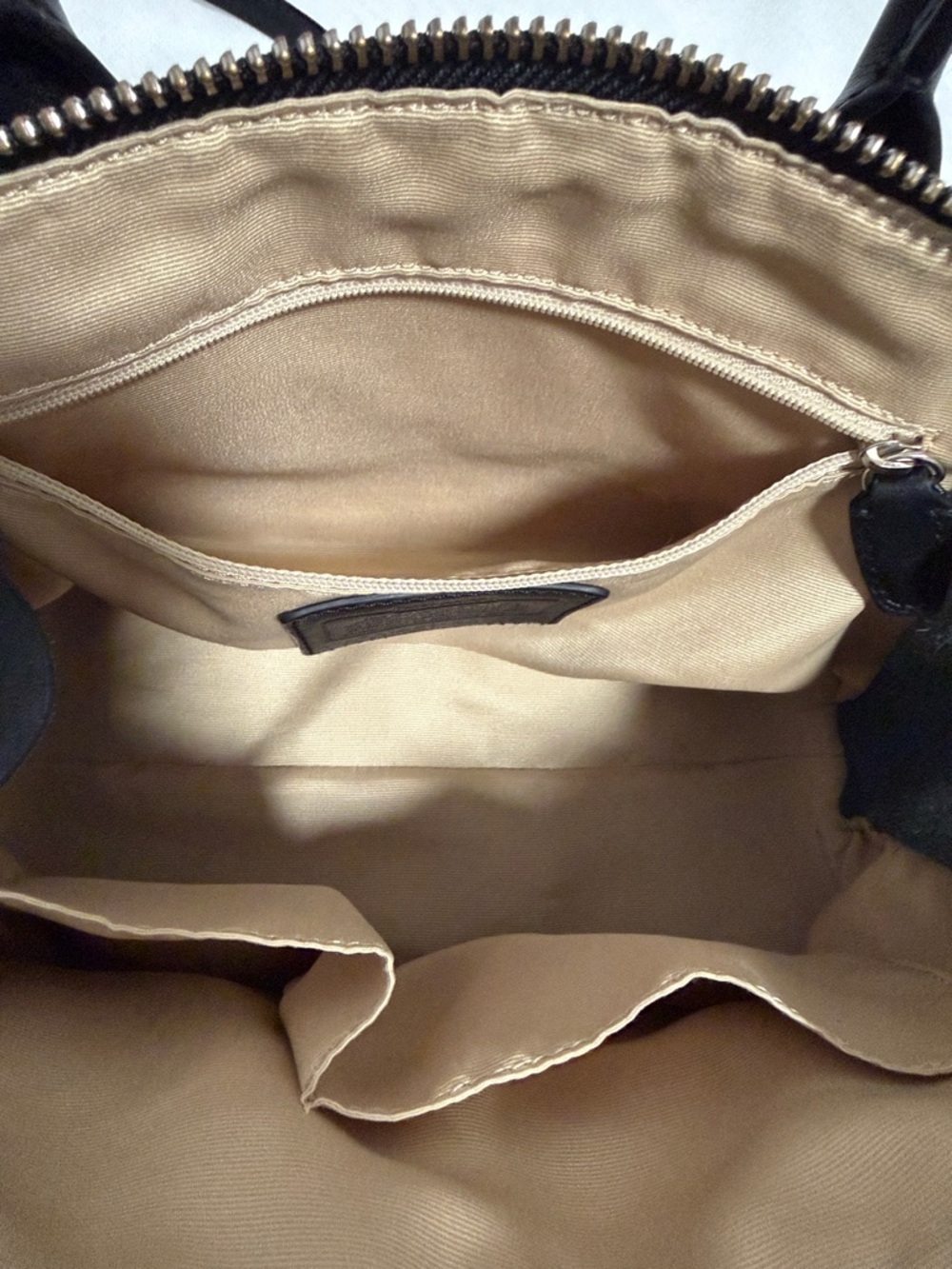 Coach Bleecker Preston Satchel Black and Cream Signature #A1461-30167 - Picture 4 of 16